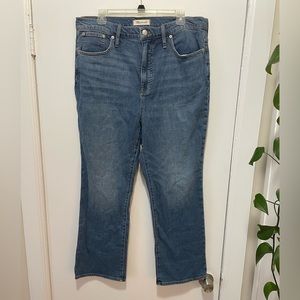 NWT Madewell Bootleg Jeans size 34